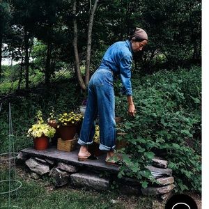 Blue denim very cute vintage feel